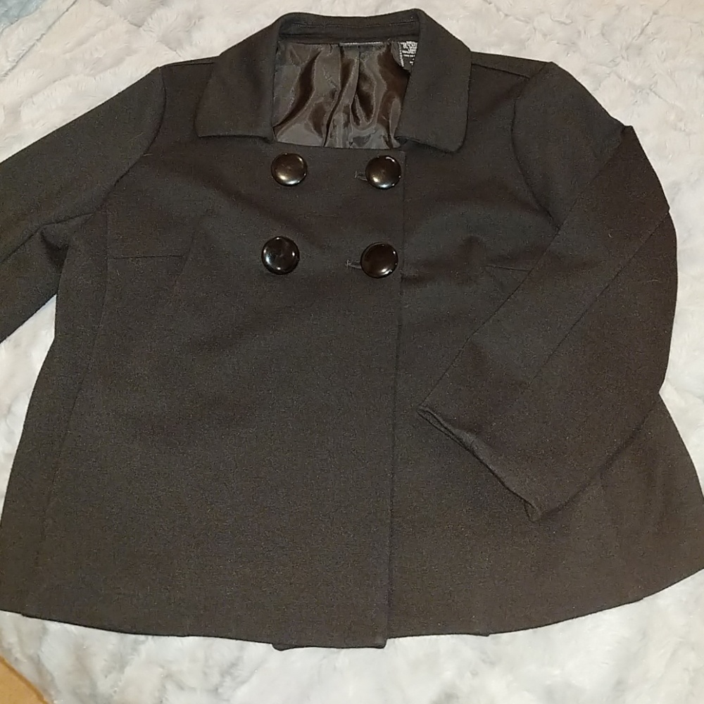 3/4 sleeve knit jacket